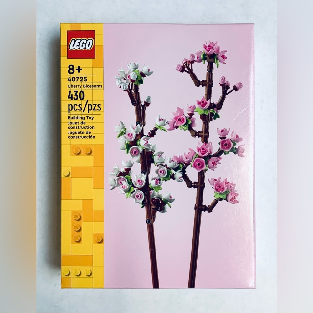 LEGO CHERRY BLOSSOMS 40725 Pink and White Blossom Flowers Legos NEW Botanicals
